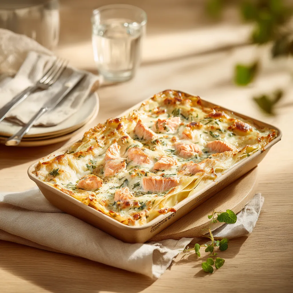 [5950] Poisson du jour Lasagnes au saumon et à l'oseille
